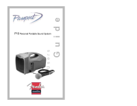 Fender Passport-P10 - Owners Manual